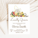 Search for organic baby shower invitations Locally grown