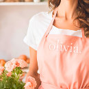 Search for salmon pink aprons Peach