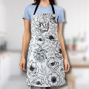 Search for rustic wedding aprons For her