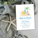 Search for surfboard baby shower invitations Waves