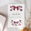 Search for magenta save the dates Floral