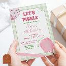 Search for pickleball birthday invitations Let's hit the court