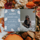 Search for spooky one 1st birthday invitations Halloween birthday party