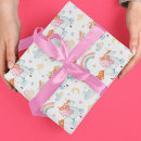 Search for unicorn birthday wrapping paper White