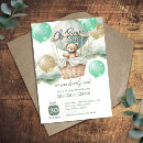 Search for teddy bear hot air balloon invitations Boy