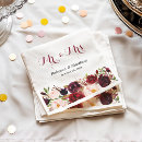 Search for floral wedding napkins Chic