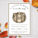 Search for lil pumpkin baby shower invitations Autumn