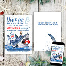Search for shark birthday invitations Pool