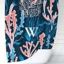 Search for pink and navy shower curtains Nautical