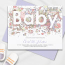 Search for purple giraffe baby shower invitations Modern