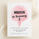 Search for cotton birthday invitations Pink
