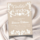 Search for papel picado baby shower invitations Beige