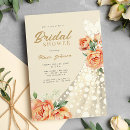 Search for elegant floral bridal shower invitations Calligraphy script