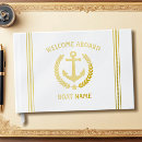 Search for boat guest books White