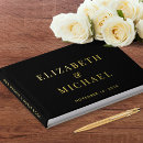 Search for monogrammed wedding guest books Newly weds