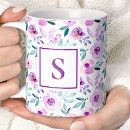 Search for cute monogram mugs Purple