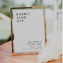 Search for bubble send off signs Modern