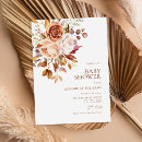 Search for fall floral baby shower invitations Minimalist