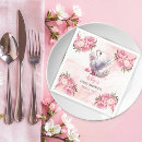 Search for white swans napkins Mother to be