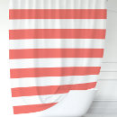 Search for coral and white shower curtains Contemporary