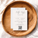 Search for qr code wedding rsvp cards Script calligraphy