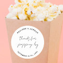 Search for popcorn wedding stickers Modern