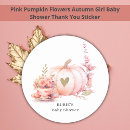 Search for pink and gold pumpkin stickers Mother to be
