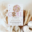 Search for valentines baby girl shower invitations We can bearly wait