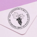 Search for wine rubber stamps Return address