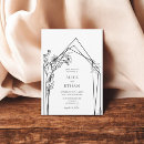 Search for geometric wedding invitations Rustic