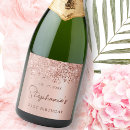 Search for gold foil wine labels Rose gold glitter