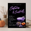 Search for modern halloween invitations Boos and booze
