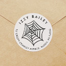 Search for spider web stickers Halloween baby shower