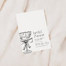 Search for champagne glass bridal shower invitations Cheers