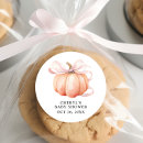 Search for baby pumpkin stickers Pink bow