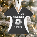 Search for sports christmas tree decorations Black and white
