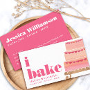 Search for baking business cards Cake