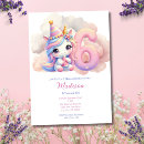 Search for purple unicorn birthday invitations Watercolor
