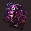 Search for red and purple wedding invitations Gothic