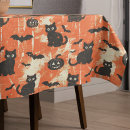 Search for black cat tablecloths Jack o lantern