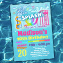 Search for water park invitations Waterslide
