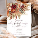 Search for pampas grass bridal shower invitations Fall foliage