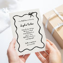 Search for black and ivory bridal shower invitations For her