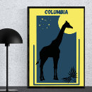 Search for vintage giraffe posters Zoo
