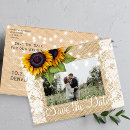 Search for burlap save date postcards Summer