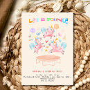 Search for jump birthday invitations Pastel