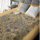 Search for navy blue and yellow blankets Pattern