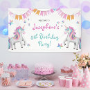 Search for unicorn birthday party banners Pastel