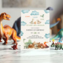Search for volcano birthday invitations T rex