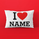 Search for heart pillowcases I love you